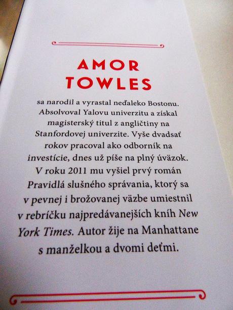 Džentlmen v moskve, 