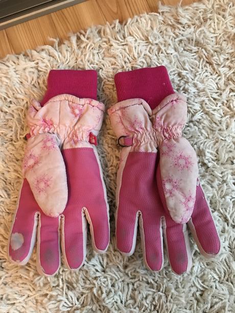 Rukavice  lyžiarske, barbie,134