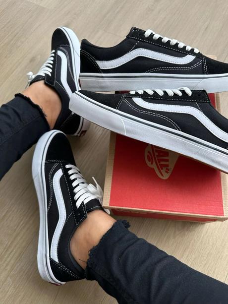 Tenisky vans old skool black white unisex vel. 40, vans,40