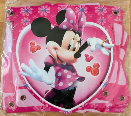 Decorata party minnie mouse happy birthday girland,