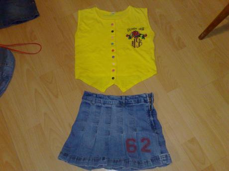 Rifl.suknička +topik pre slečinku na 8/9/10rokov, 140