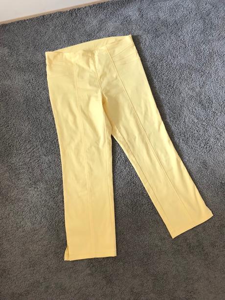 Žlté letné nohavice, 40