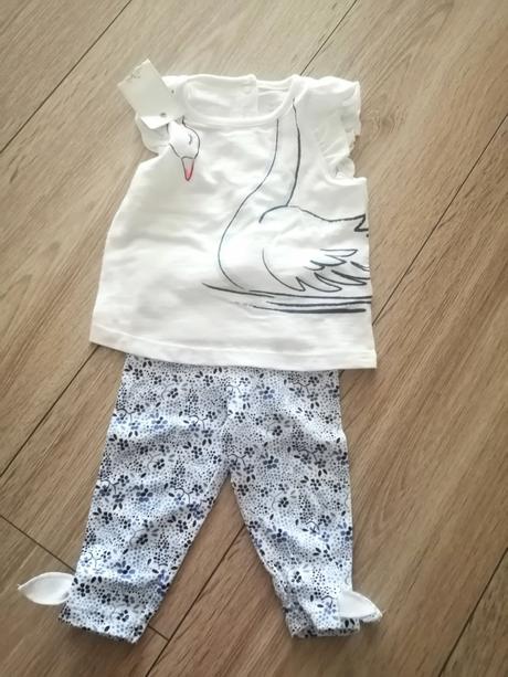 Dievčenský komplet  3-6m, f&f,68