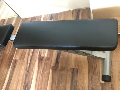 Posilovací set lavica + činky, 