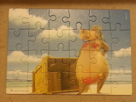 Puzzle madagaskar - 4 x 24 dielikov, 