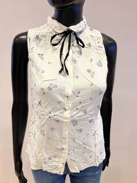 Dámska vzorovaná blúzka (36), clockhouse,s