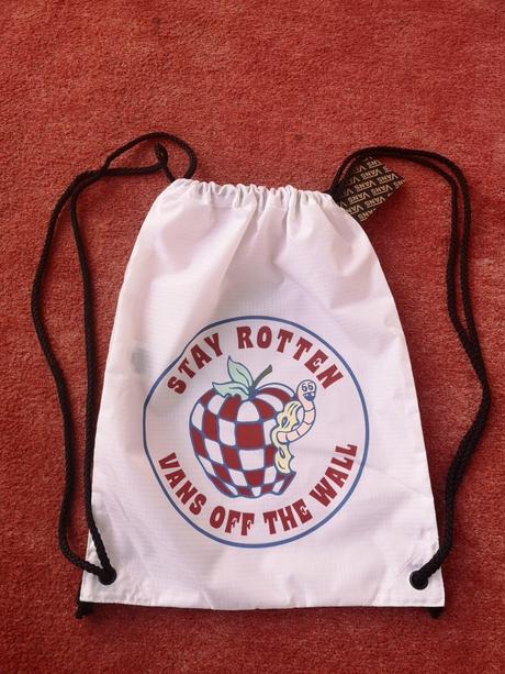 Vans gymbag, biely batoh, taška na telocvik, vans