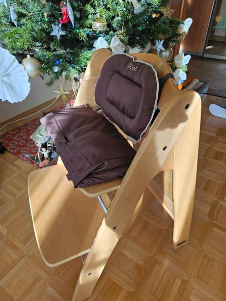 Detska jedalenska stolicka drevena i'coo, 