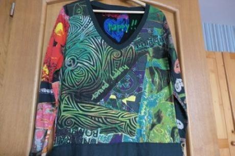 Desigual happy krasne svieze kvalitne saty l/xl, desigual,l