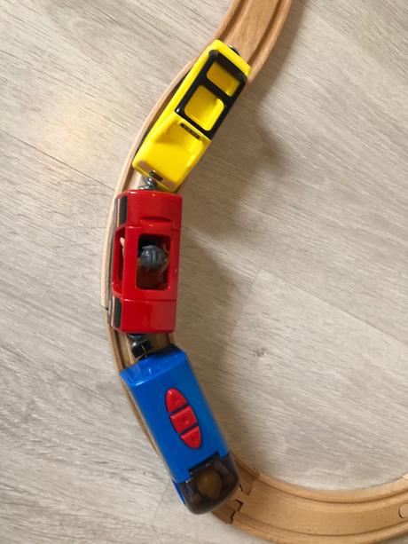 Drevená ikea vlaková dráha, 