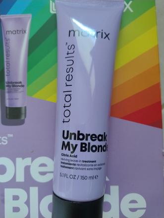 Unbreak my blonde maska na vlasy matrix, 