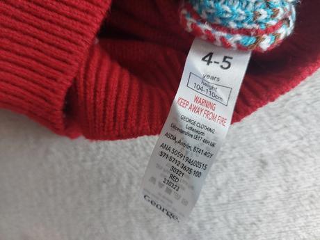 Vianočný sveter zn.george veľ.104-110, 110