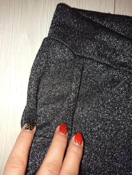 Ľahké trblietavé nohavice, amisu,m