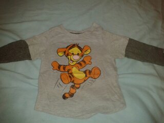 Hm tričko s dlhým rukávom, h&m,80