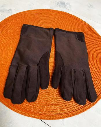 Kožené semišové rukavice, l