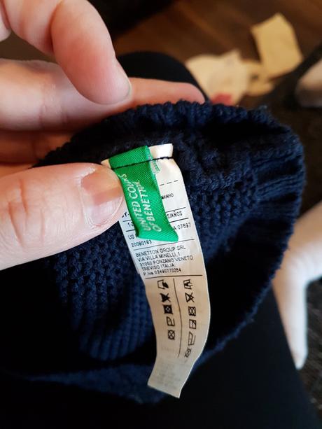 Jarna benetton ciapočka, benetton,50