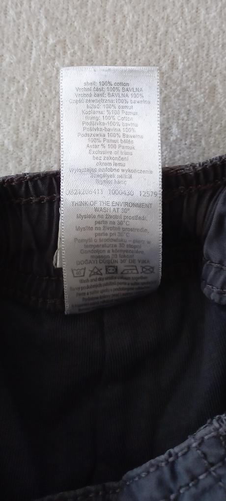 Zateplené nohavice, f&f,110