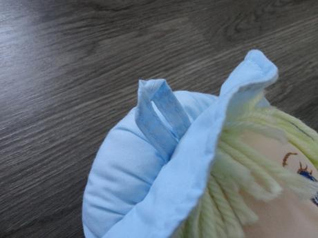 Bábika dievčatko - textilná, 