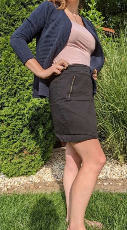 Modré bolero/ sako, m