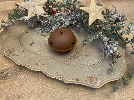 Kovová roľnička v hrdzavom odtieni, 