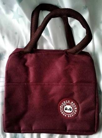 Termotaška na desiatu/kozmetická bordová taštička,