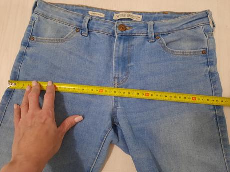 Riflové nohavice bershka, bershka,38