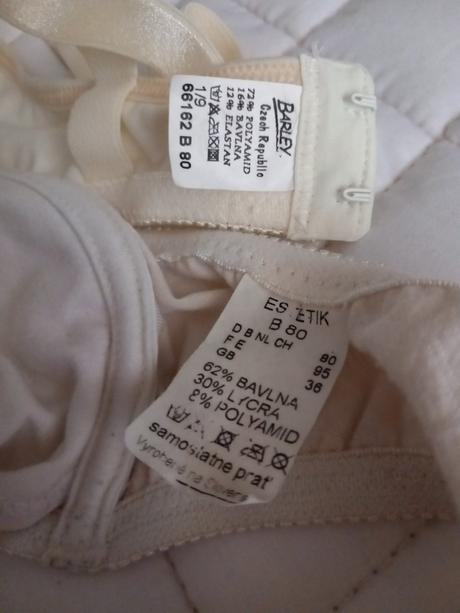 Podprsenka na dojčenie 2ks, 80,b