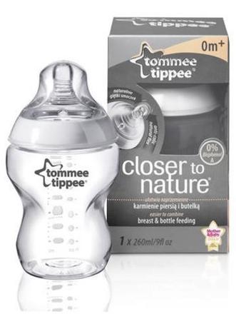 Tommee tippee kojenecká fľaša 0m+, 260ml., tommee tippee
