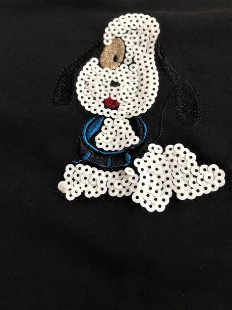 Tričko s aplikáciou psíka, s