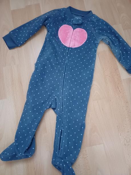 3x teplé pyžamko v.74/6-9 mesiacov, carter's,74