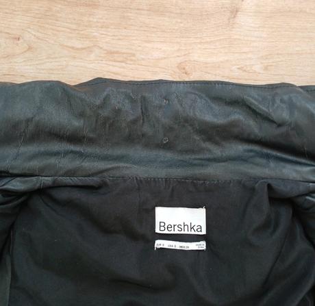 Koženková hrubá vesta bershka, bershka,s