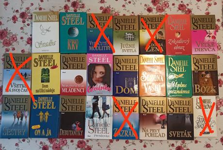 Predám knihy danielle steel-, 