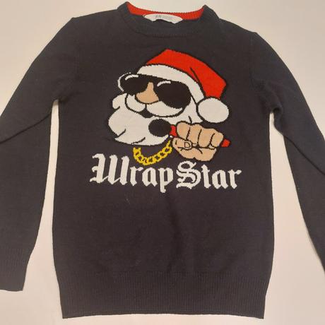 H&m vianočný pulóvrik 146/152, h&m,146