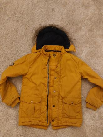 Žltá bunda 158/164, tchibo,158