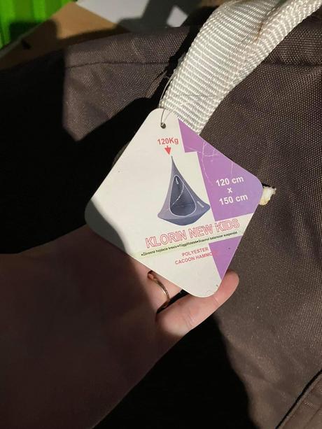 Závesné hojdacie kreslo nové, 