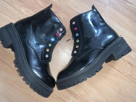 Lakované kotníkové topánky george 36, george,36