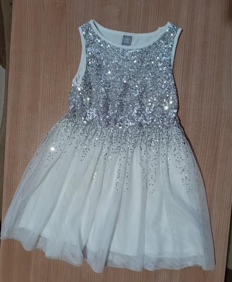 Dievčenské šatočky s flitrami, little star,128