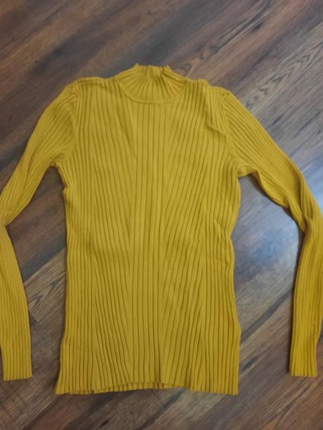 Pulovrik horčicový, s