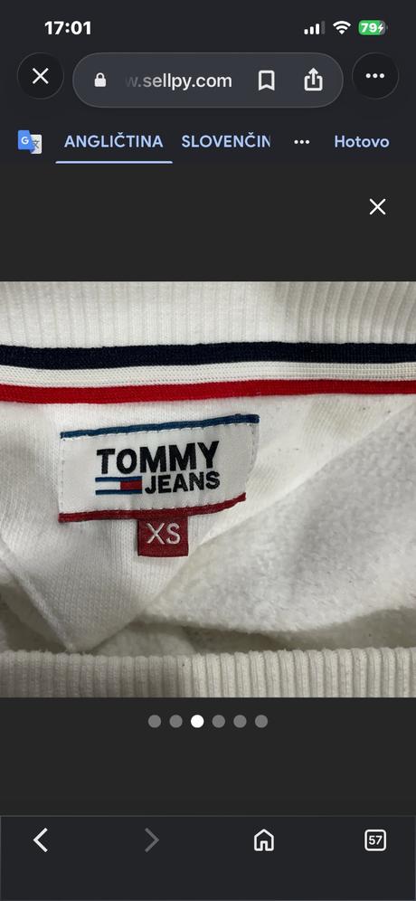 Tommy jeans mikina, xs