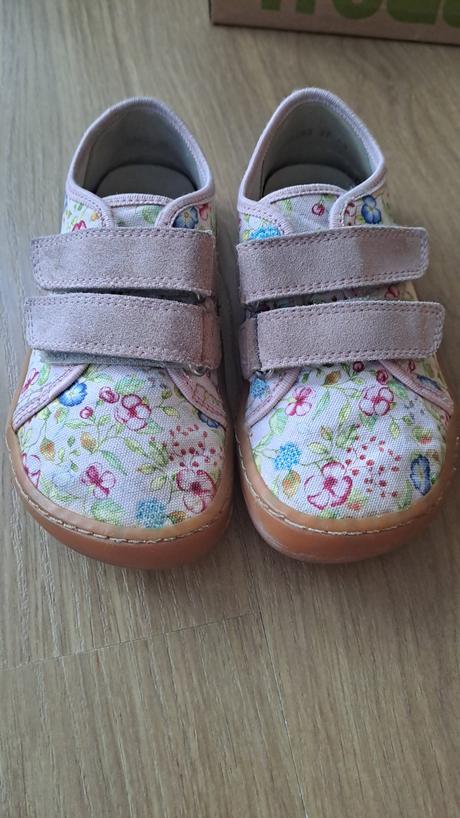 Barefoot plátené tenisky froddo pink, froddo,27