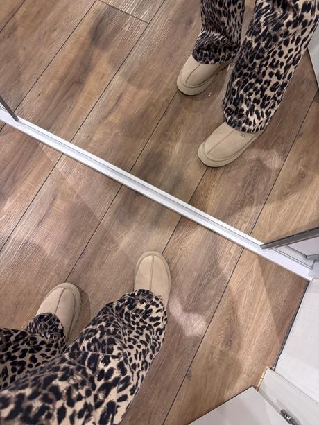 Leopardie nohavice rifle, f&f,s