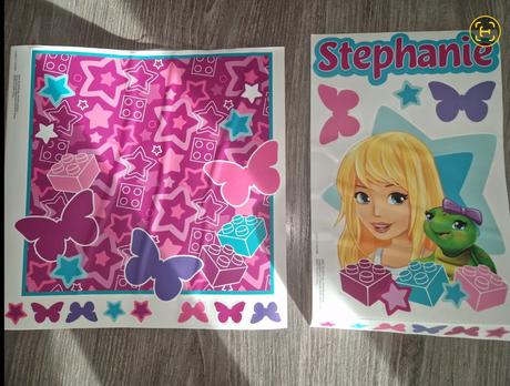 Lego nalepky na stenu, 