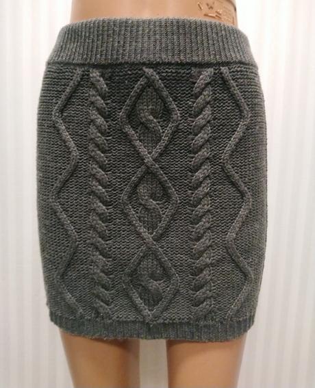 Dámska sivá acrylová sukňa, sutherland, s