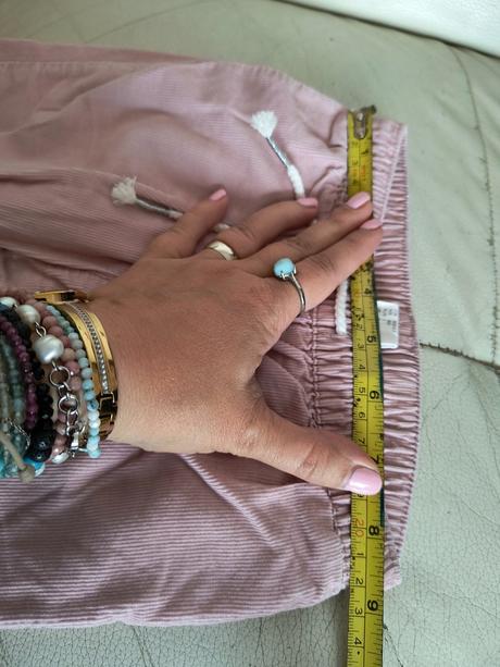 Ružove zateplené nohavice hm 80, h&m,80