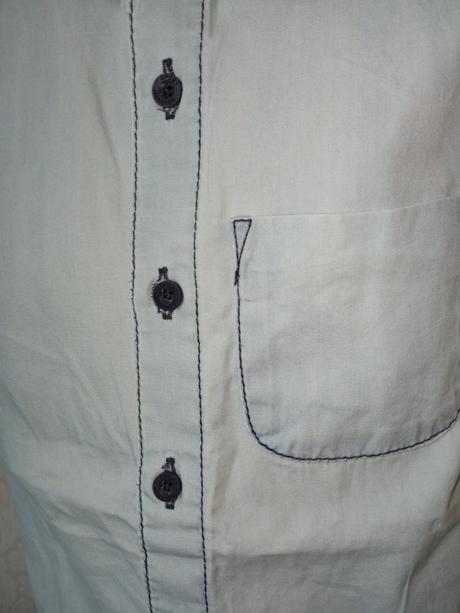 Chlapčenská modrá košeľa (116), 116