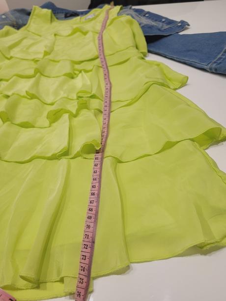 Letne saty a riflove bolerko, c&a,140