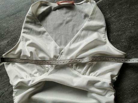 Luxus ľahké biele pružné šaty giorgia,vs, s