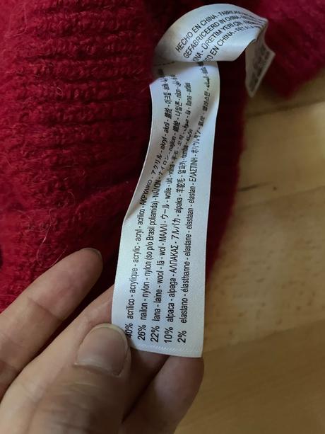 Svetrik s primesou vlny 104, zara,104