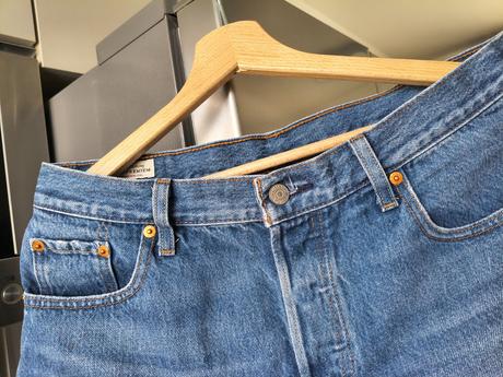 Levis 501 riflové šortky m-l, levis,m