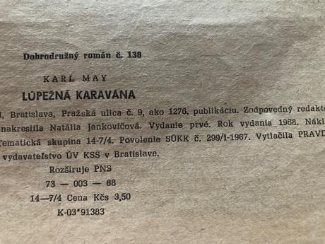 Dobrodružné romány 70te roky, 